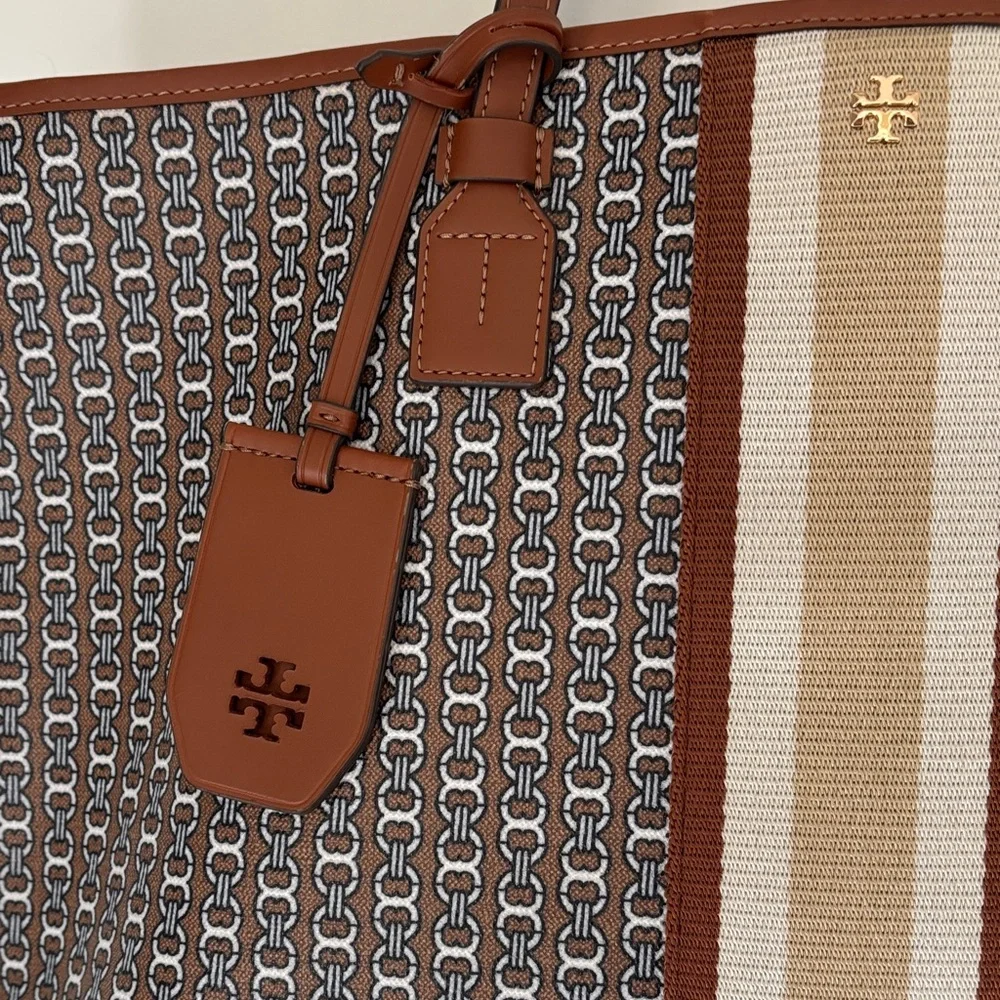 Tory Burch Tan Leather Tote - Picture 5 of 11